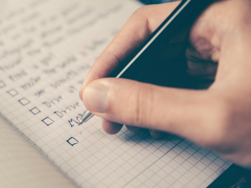 Check list para controlar plagas