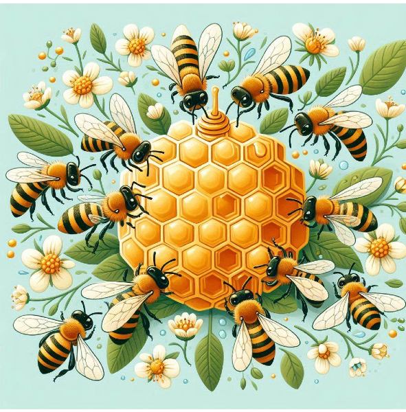 abejas panal dia de la abeja